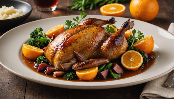 Révélez les astuces ultimes pour une cuisson parfaite du canard à l'orange exquis !